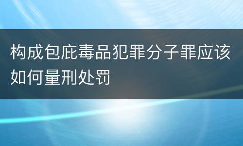 构成包庇毒品犯罪分子罪应该如何量刑处罚