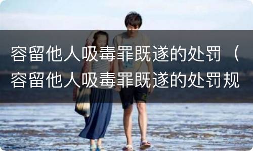 容留他人吸毒罪既遂的处罚（容留他人吸毒罪既遂的处罚规定）