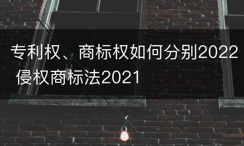 专利权、商标权如何分别2022 侵权商标法2021