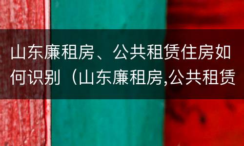 山东廉租房、公共租赁住房如何识别（山东廉租房,公共租赁住房如何识别房产证）