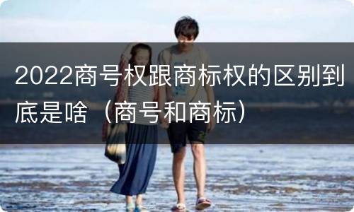 2022商号权跟商标权的区别到底是啥（商号和商标）