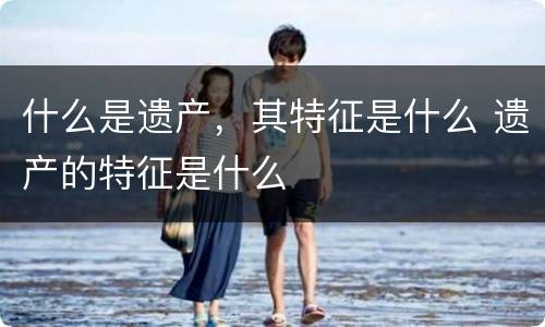 什么是遗产，其特征是什么 遗产的特征是什么