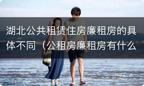 湖北公共租赁住房廉租房的具体不同（公租房廉租房有什么区别?）