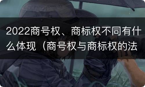 2022商号权、商标权不同有什么体现（商号权与商标权的法律冲突与解决）