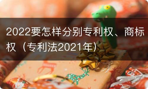 2022要怎样分别专利权、商标权（专利法2021年）