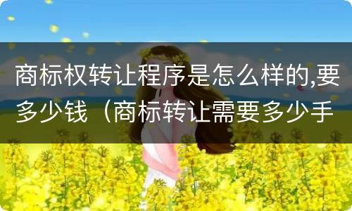 商标权转让程序是怎么样的,要多少钱（商标转让需要多少手续费）