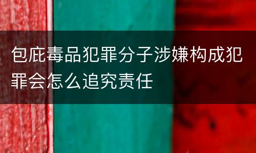 包庇毒品犯罪分子涉嫌构成犯罪会怎么追究责任