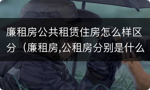 廉租房公共租赁住房怎么样区分（廉租房,公租房分别是什么意思?）