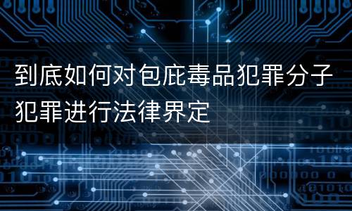 到底如何对包庇毒品犯罪分子犯罪进行法律界定