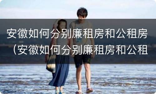 安徽如何分别廉租房和公租房（安徽如何分别廉租房和公租房的区别）