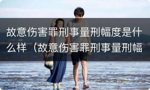 故意伤害罪刑事量刑幅度是什么样（故意伤害罪刑事量刑幅度是什么样的）