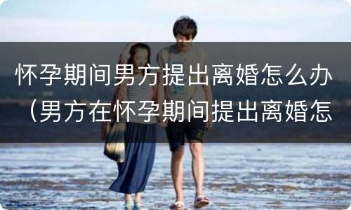 怀孕期间男方提出离婚怎么办（男方在怀孕期间提出离婚怎么办）