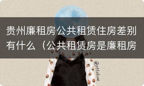 贵州廉租房公共租赁住房差别有什么（公共租赁房是廉租房吗）