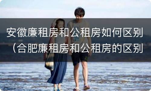 安徽廉租房和公租房如何区别（合肥廉租房和公租房的区别）
