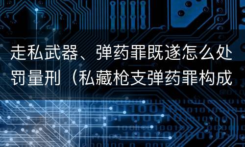 走私武器、弹药罪既遂怎么处罚量刑（私藏枪支弹药罪构成）