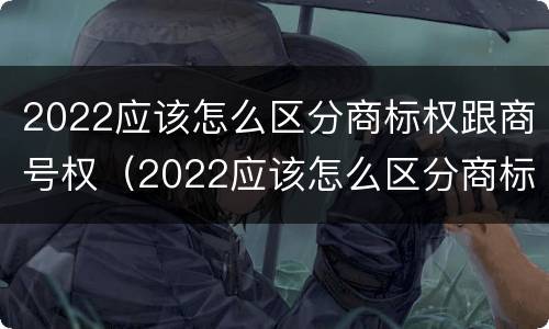 2022应该怎么区分商标权跟商号权（2022应该怎么区分商标权跟商号权和商标权）