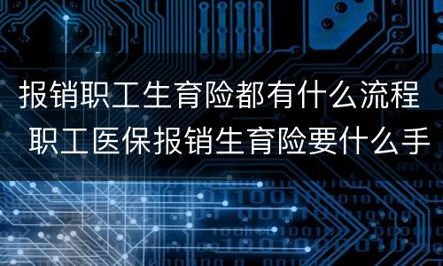 报销职工生育险都有什么流程 职工医保报销生育险要什么手续