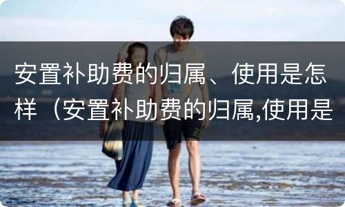 安置补助费的归属、使用是怎样（安置补助费的归属,使用是怎样规定的）