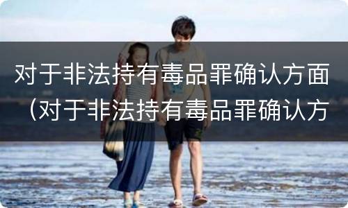 对于非法持有毒品罪确认方面（对于非法持有毒品罪确认方面的规定）