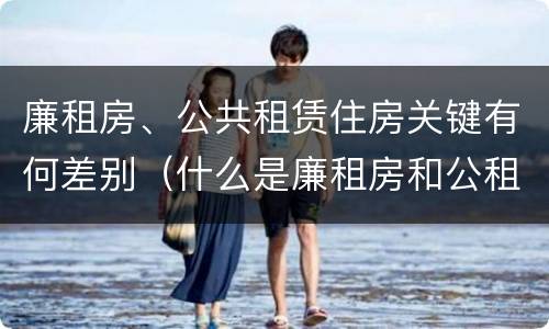 廉租房、公共租赁住房关键有何差别（什么是廉租房和公租房两个有什么特点）