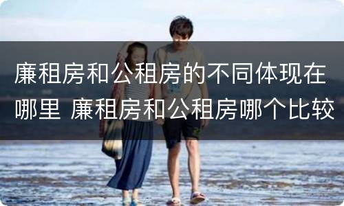 廉租房和公租房的不同体现在哪里 廉租房和公租房哪个比较划算