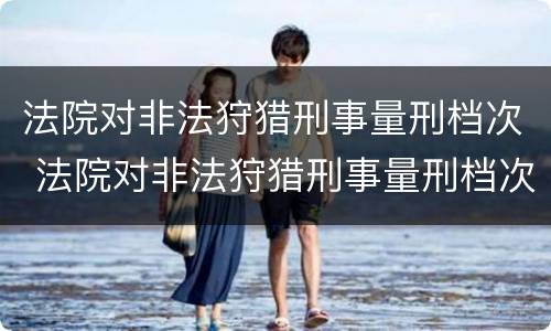 法院对非法狩猎刑事量刑档次 法院对非法狩猎刑事量刑档次要求