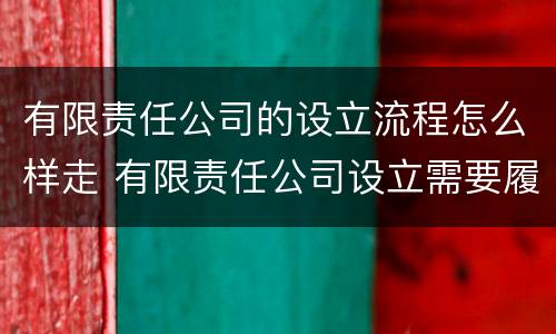 有限责任公司的设立流程怎么样走 有限责任公司设立需要履行哪些程序