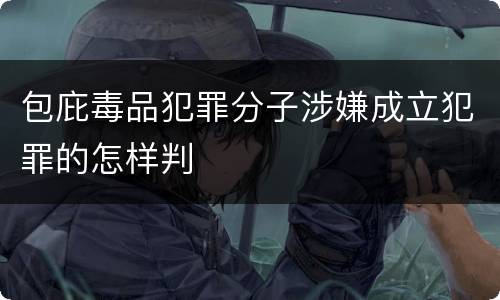 包庇毒品犯罪分子涉嫌成立犯罪的怎样判