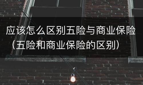 应该怎么区别五险与商业保险（五险和商业保险的区别）
