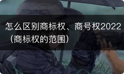 怎么区别商标权、商号权2022（商标权的范围）