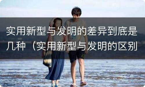 实用新型与发明的差异到底是几种（实用新型与发明的区别）