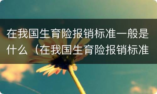 在我国生育险报销标准一般是什么（在我国生育险报销标准一般是什么时候）