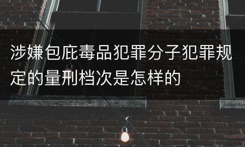 涉嫌包庇毒品犯罪分子犯罪规定的量刑档次是怎样的