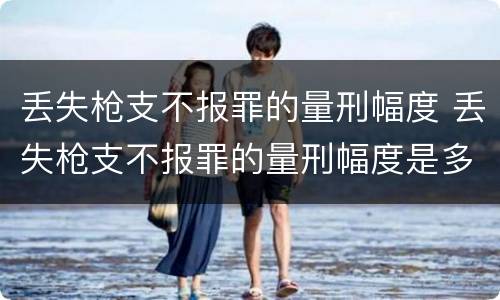 丢失枪支不报罪的量刑幅度 丢失枪支不报罪的量刑幅度是多少