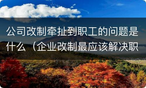 公司改制牵扯到职工的问题是什么（企业改制最应该解决职工的什么问题）