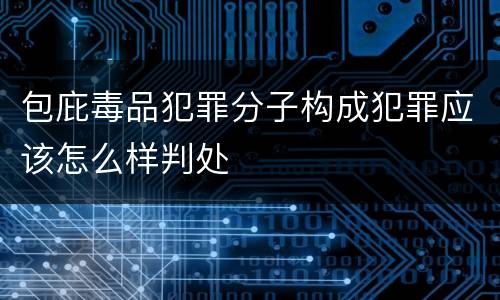 包庇毒品犯罪分子构成犯罪应该怎么样判处