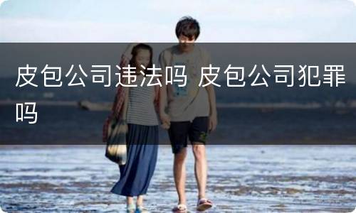 皮包公司违法吗 皮包公司犯罪吗