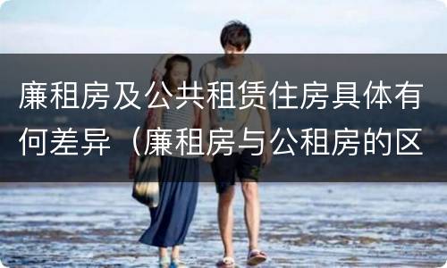 廉租房及公共租赁住房具体有何差异（廉租房与公租房的区别在哪里）