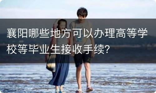 襄阳哪些地方可以办理高等学校等毕业生接收手续？