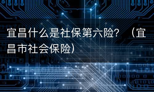 宜昌什么是社保第六险？（宜昌市社会保险）