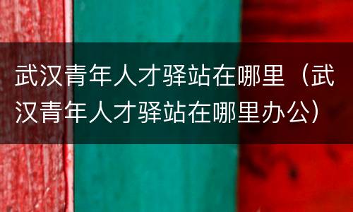 武汉青年人才驿站在哪里（武汉青年人才驿站在哪里办公）