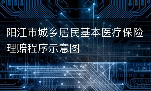 阳江市城乡居民基本医疗保险理赔程序示意图