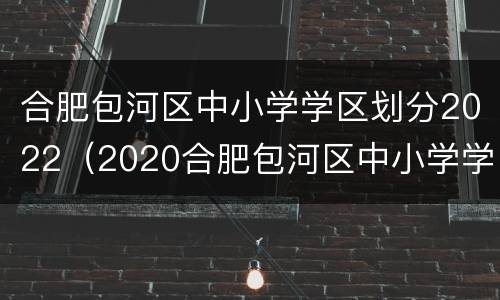 合肥包河区中小学学区划分2022（2020合肥包河区中小学学区划分）