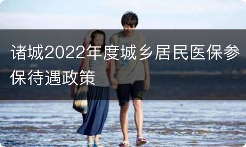 诸城2022年度城乡居民医保参保待遇政策