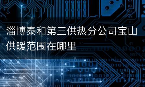 淄博泰和第三供热分公司宝山供暖范围在哪里