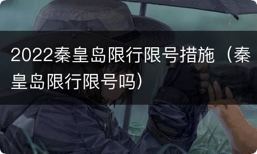 2022秦皇岛限行限号措施（秦皇岛限行限号吗）