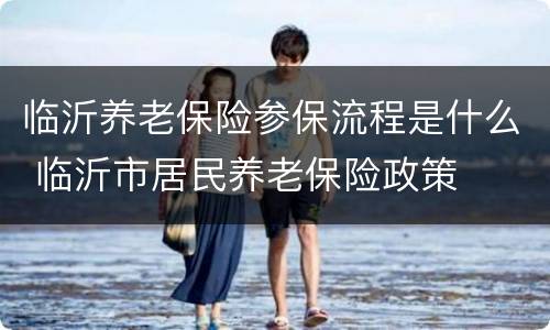 临沂养老保险参保流程是什么 临沂市居民养老保险政策
