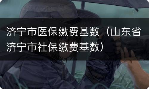 济宁市医保缴费基数（山东省济宁市社保缴费基数）