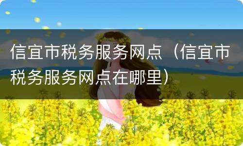 信宜市税务服务网点（信宜市税务服务网点在哪里）