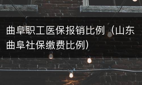 曲阜职工医保报销比例（山东曲阜社保缴费比例）